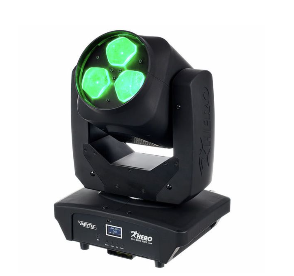 Rent event equipment in Luxembourg - Displaced Rental and Event support varytec moving head wash